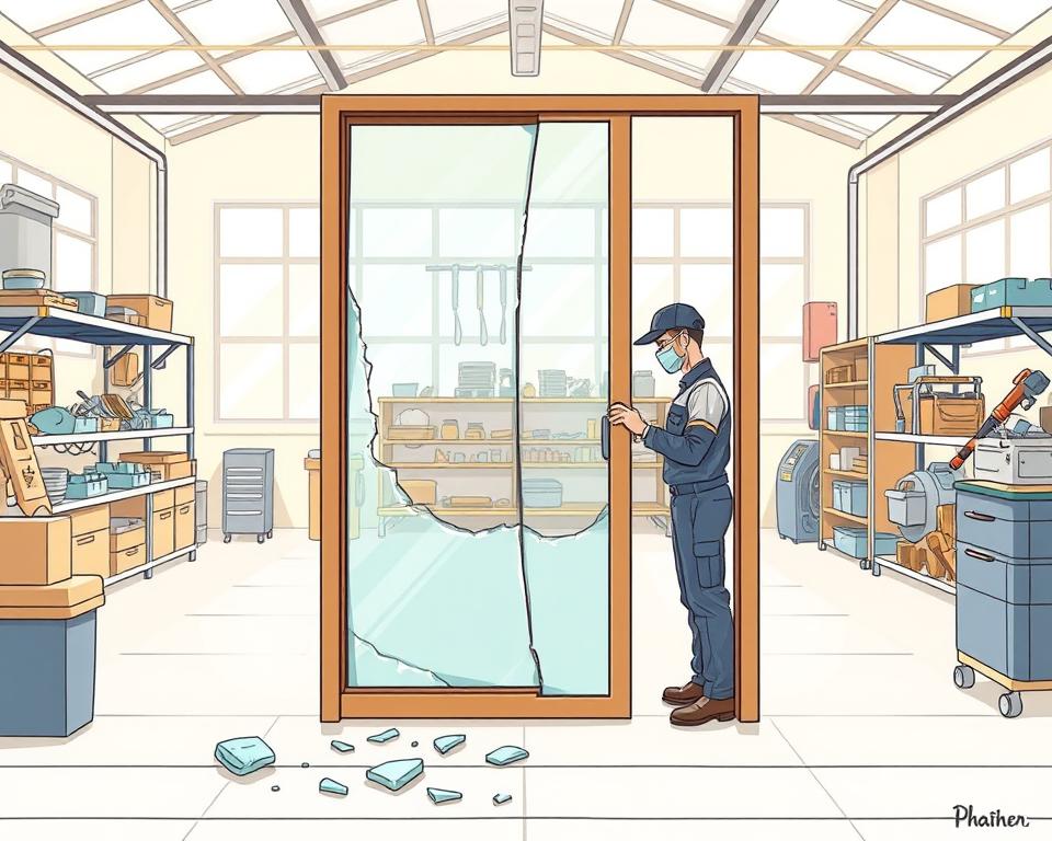 broken glass window repair